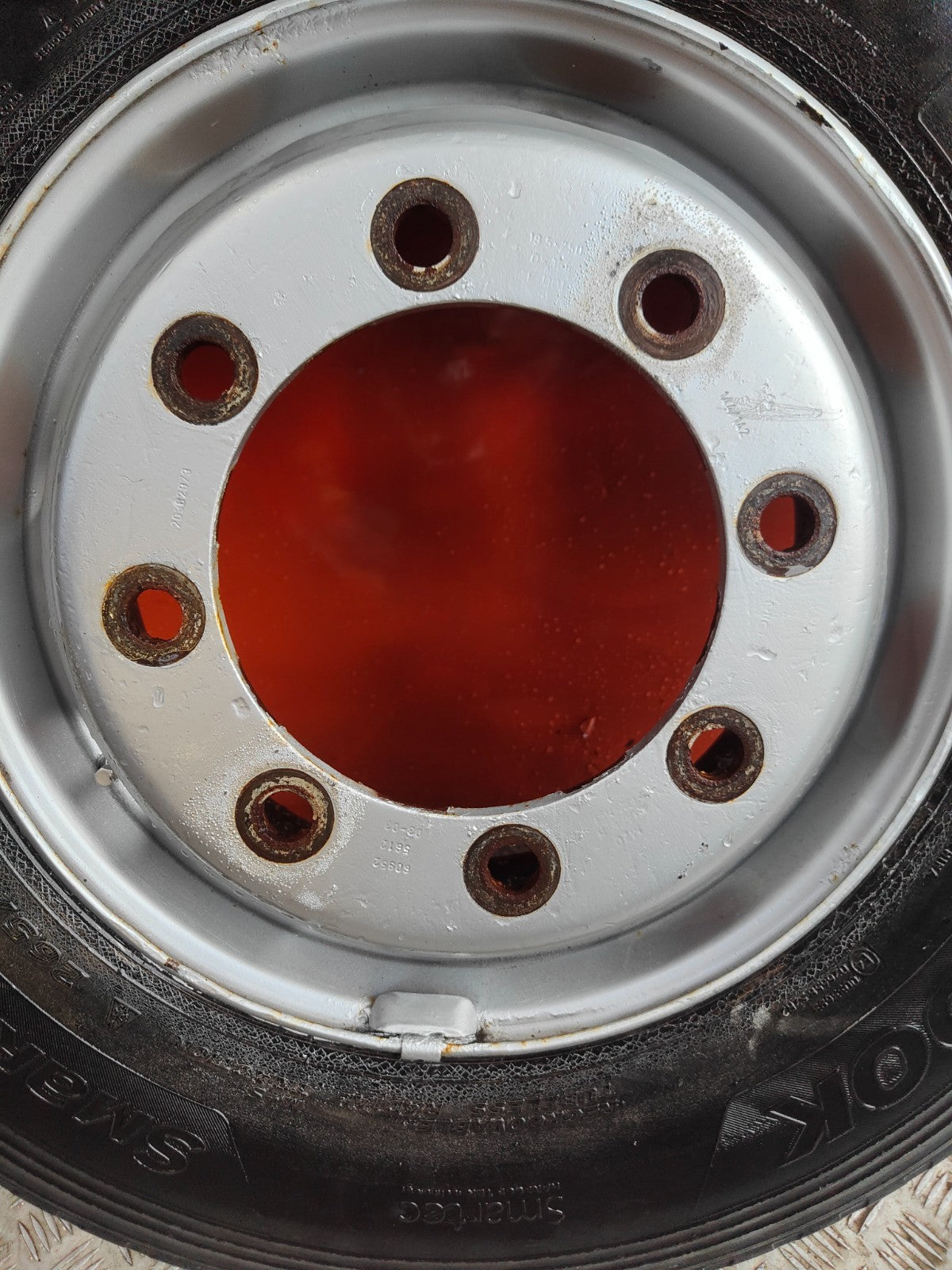 ✅2003 VOLVO FL 5.5D FRONT ALLOY WHEEL WITH TYRE 265/70 R19.5 + WARRANTY A324 - Image 6