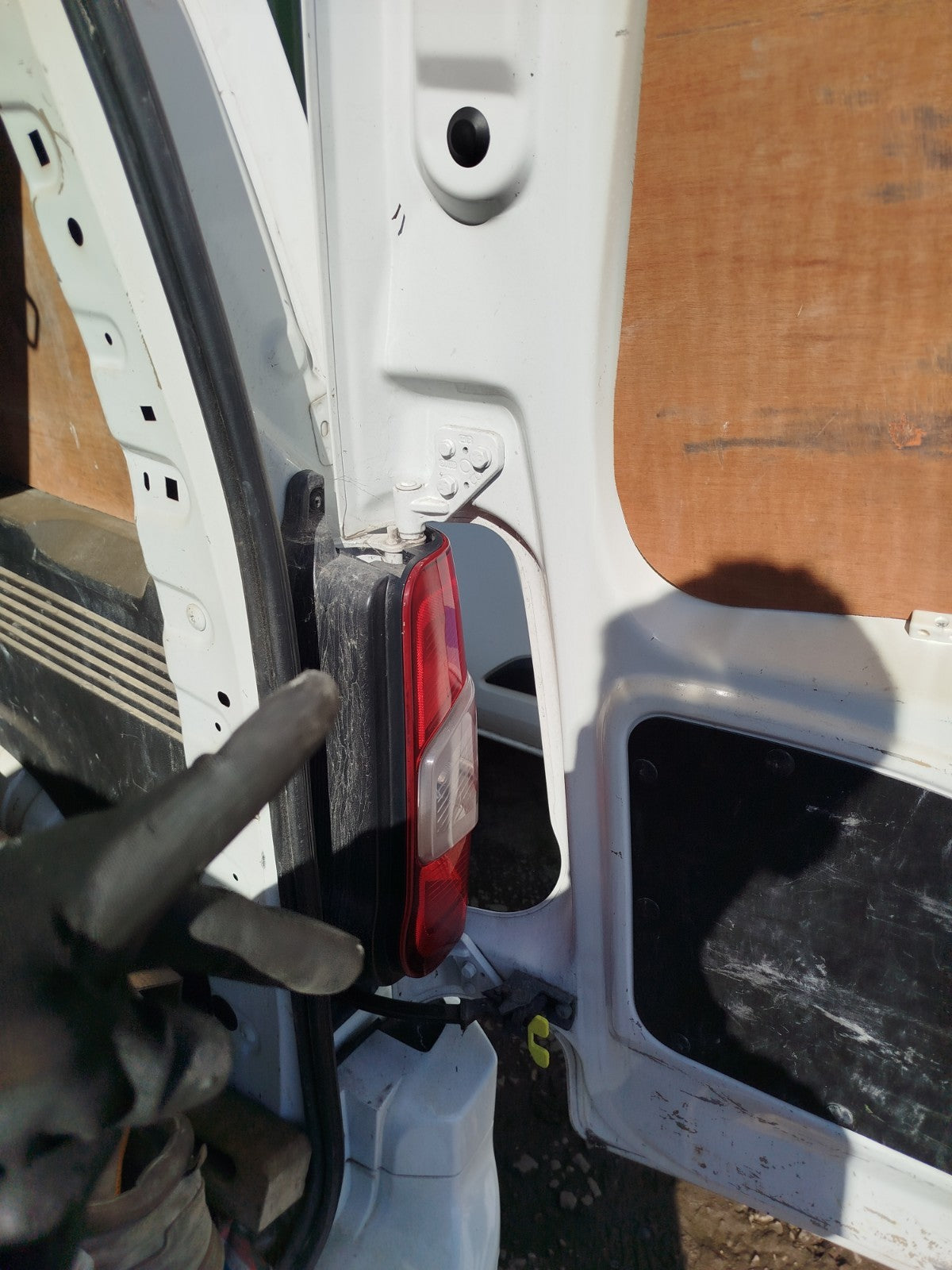Vauxhall Combo MK4 1.5 Diesel 2020 Rear Right Door Hinges Pair White A414 - Image 4