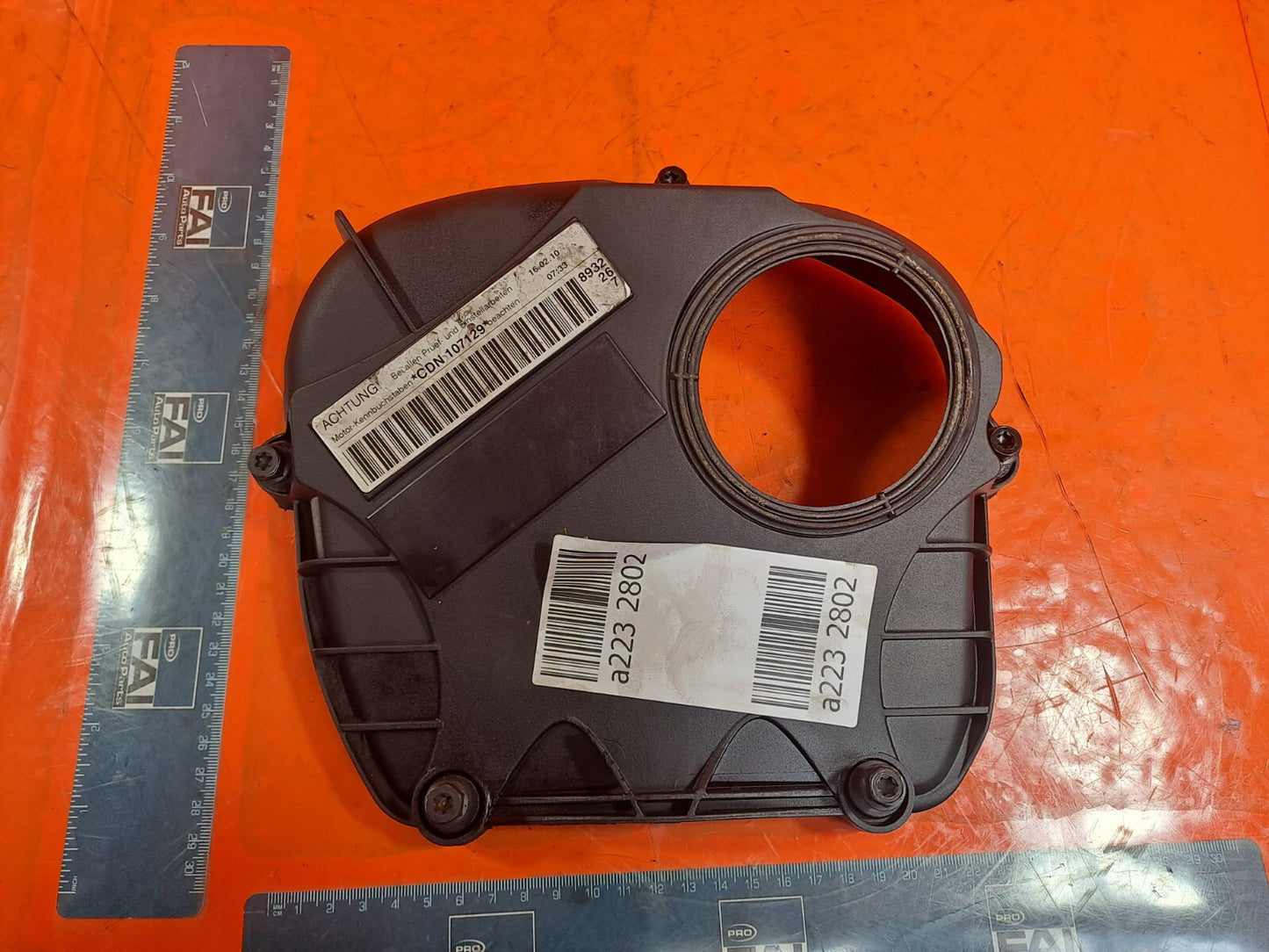 ✅AUDI A5 S LINE 2.0 PETROL 2010 TIMING CHAIN COVER 06H103277C 06H103269H A223 - Image 1