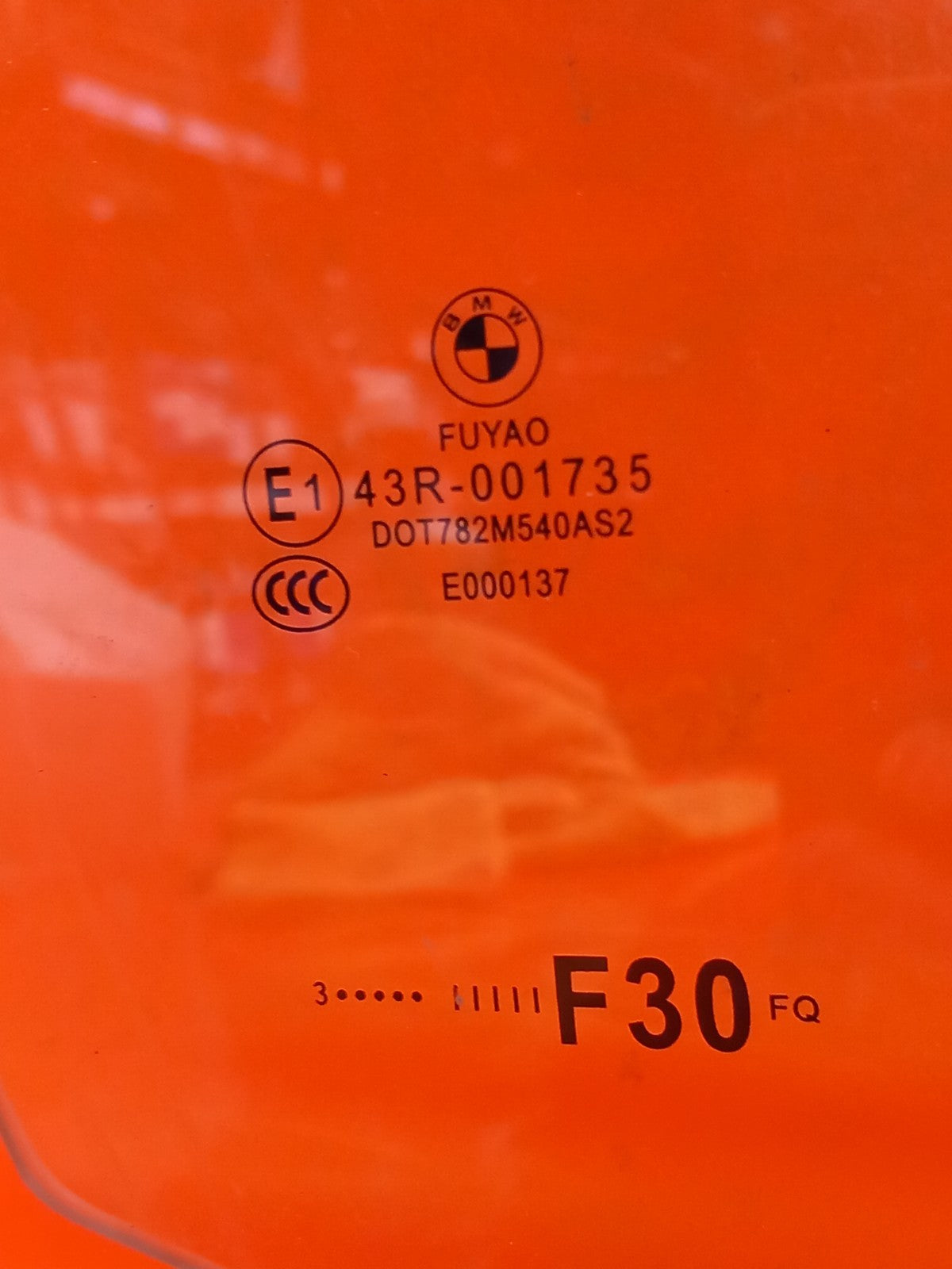 2013 BMW 3 Series F30 Xdrive M Sport Front Right Door Window Glass 782M540 A395 - Image 5