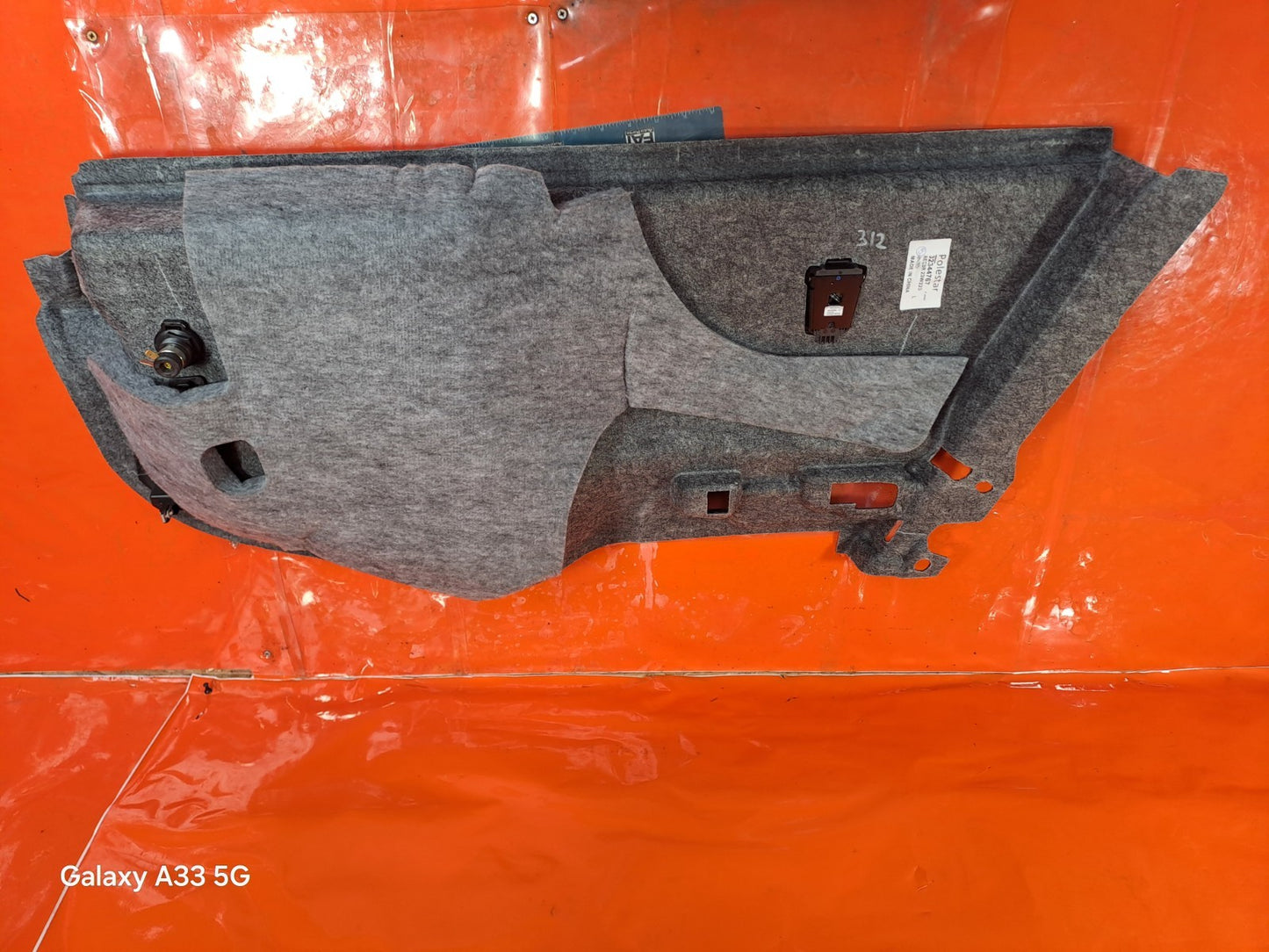 ✅2023 POLESTAR 2 LONG RANGE BOOT TRUNK TRIM LEFT 32344767 + WARRANTY A312 - Image 4