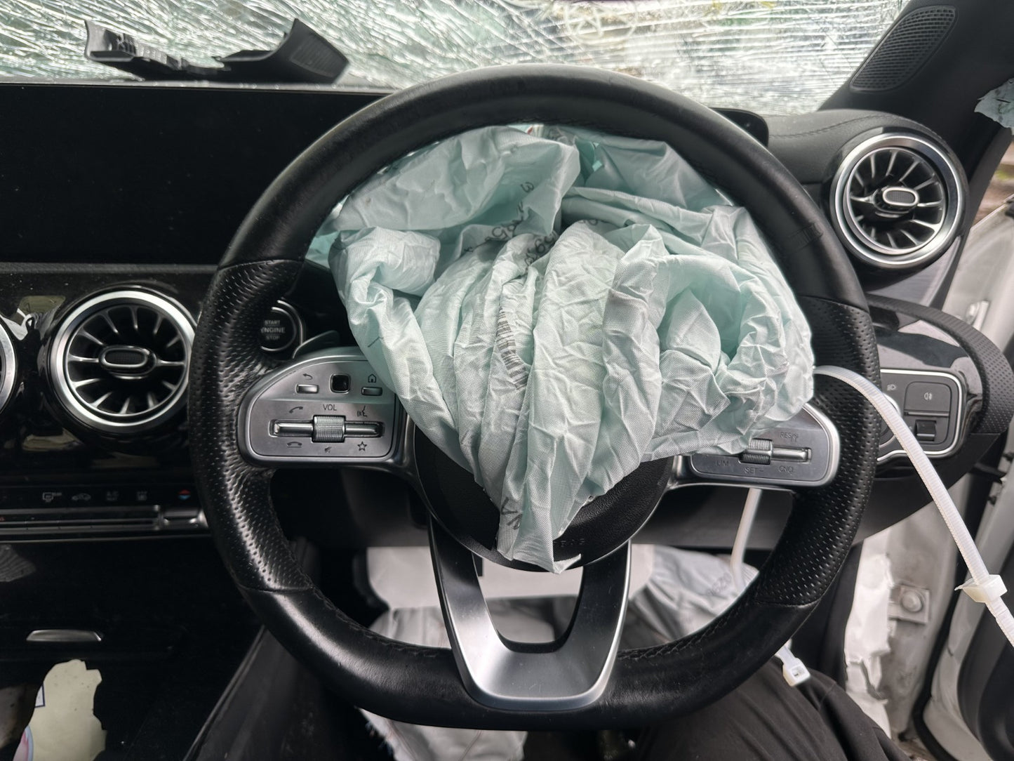 ✅2022 Mercedes CLA W118 AMG Line Steering Wheel A0004604602 + Warranty A374 - Image 1