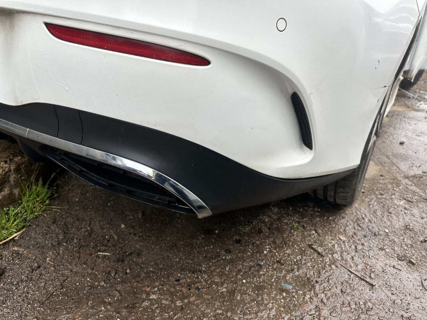 ✅2022 Mercedes CLA W118 AMG Line Rear Bumper White (149) W/O Lights A374 - Image 8
