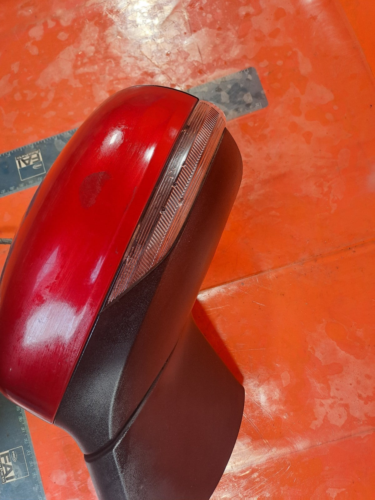 ✅2023 FORD PUMA TITANIUM 1.0P FRONT LEFT WING MIRROR RED + WARRANTY A328 - Image 3