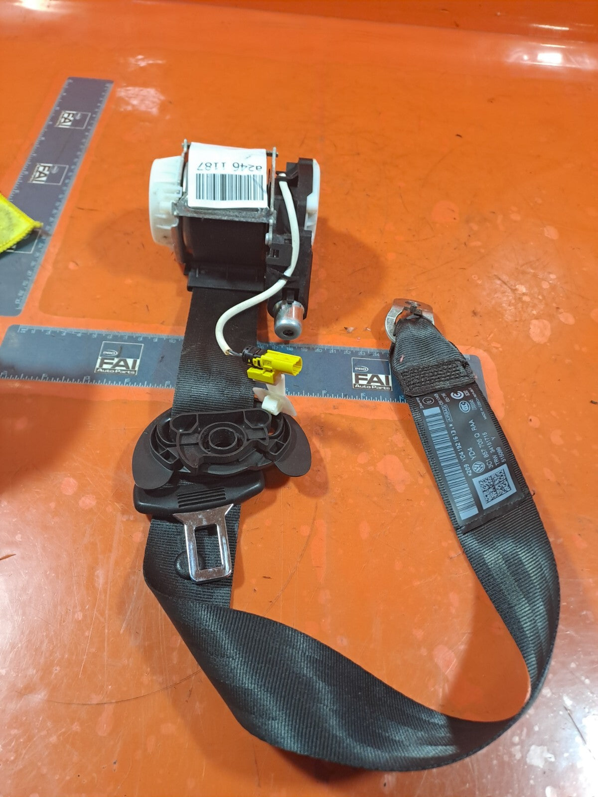 ✅2013 VW PASSAT CC GT B7 2.0D FRONT LEFT SEAT BELT 3C1857705Q + WARRANTY A246 - Image 1