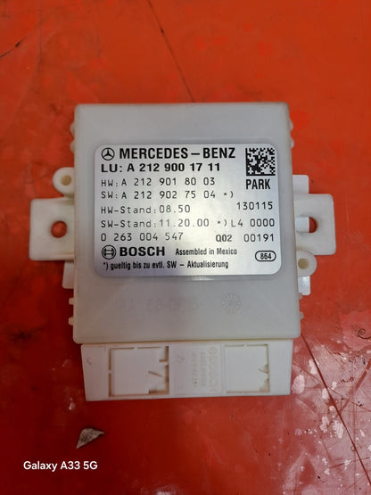 ✅2013 MERCEDES E CLASS W212 PARKING ASSISTANCE CONTROL MODULE A2129001711 A271 - Image 1