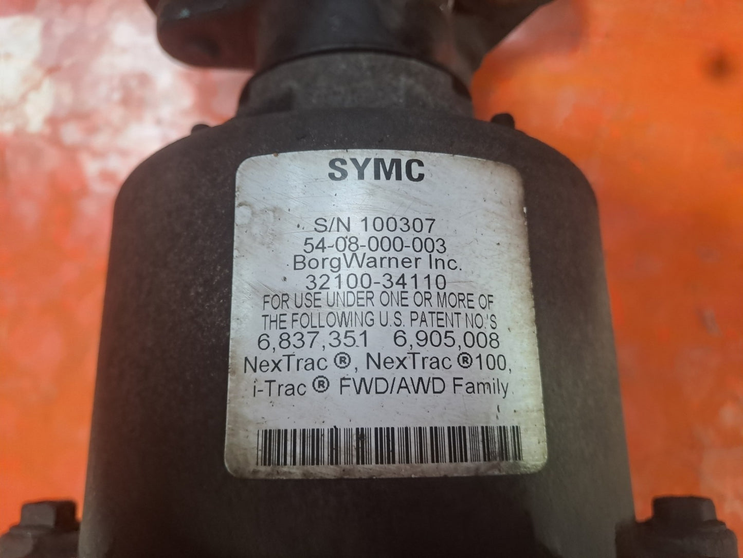 Ssangyong Korando Elx 4X4 Diesel 2018 Rear Auto Differential 32100-34110 A329 - Image 5
