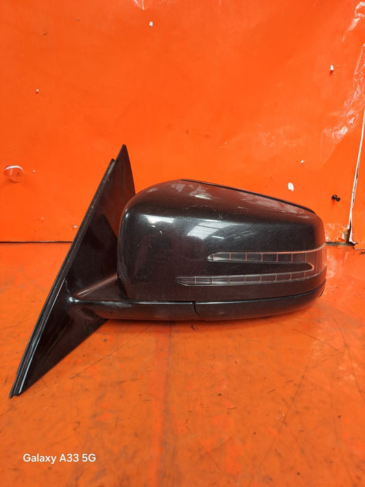 ✅2013 MERCEDES E CLASS W212 FRONT LEFT WING MIRROR BLACK 197 + WARRANTY A271 - Image 1