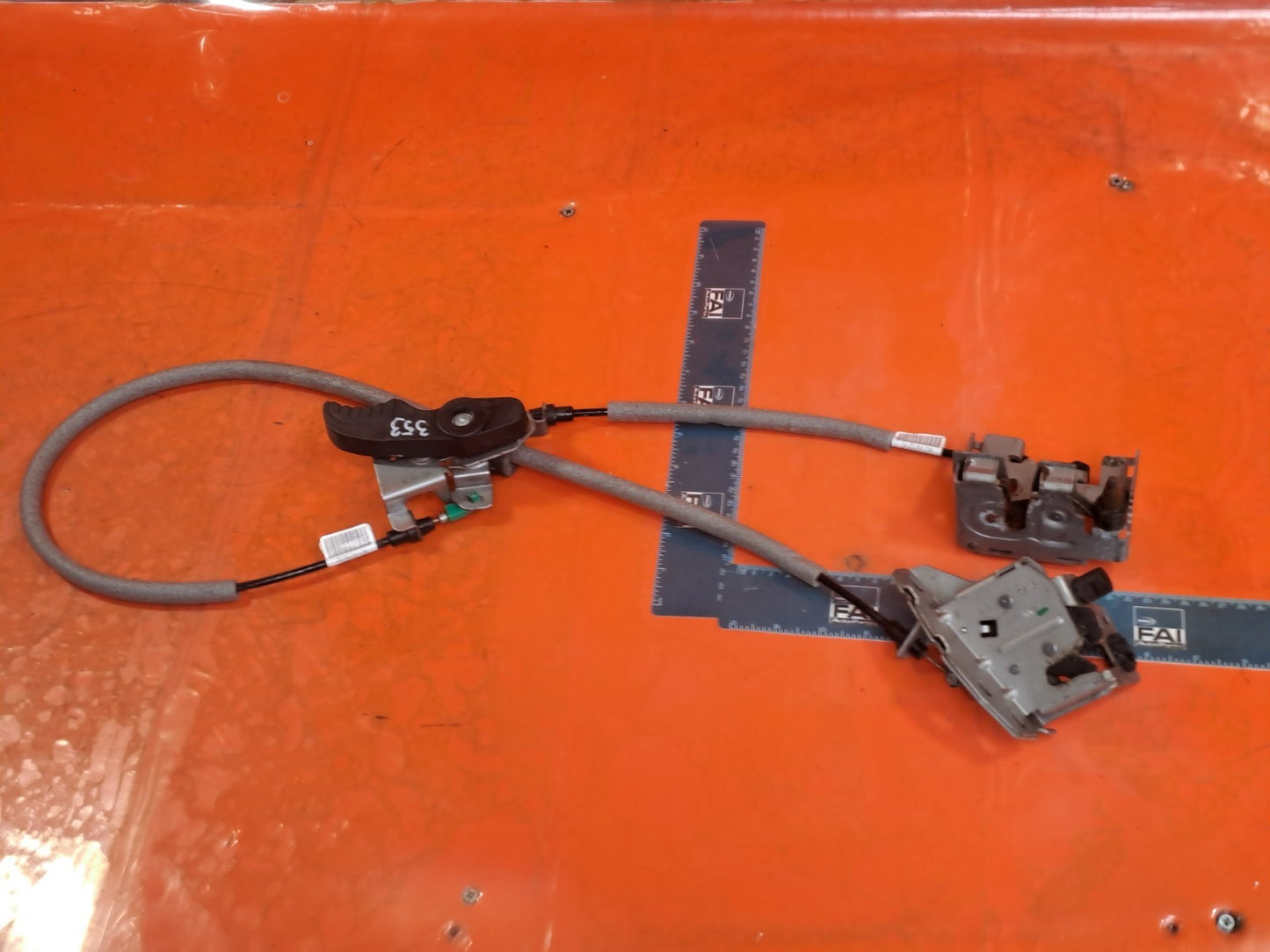✅FORD TRANSIT CUSTOM 2.0 DIESEL 2022 REAR LEFT DOOR LOCK BK21V43287AG A353 - Image 2