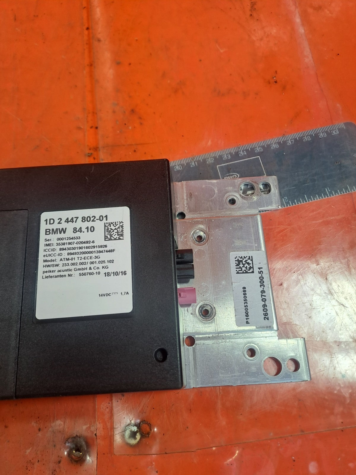 ✅BMW M240I F22 3.0 PETROL 2016 BLUETOOTH TELEMATICS CONTROL MODULE 9297787 A318 - Image 2