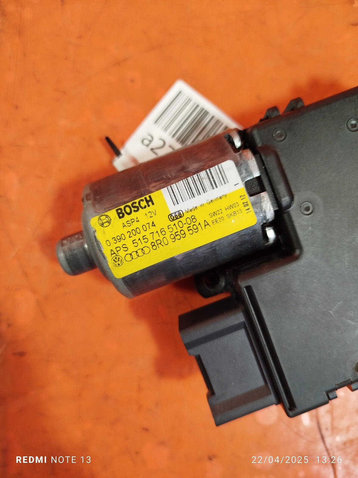✅AUDI Q5 S LINE 2.0 PETROL 2012 SUNROOF MOTOR 8R0959591A Warranty A276 - Image 7