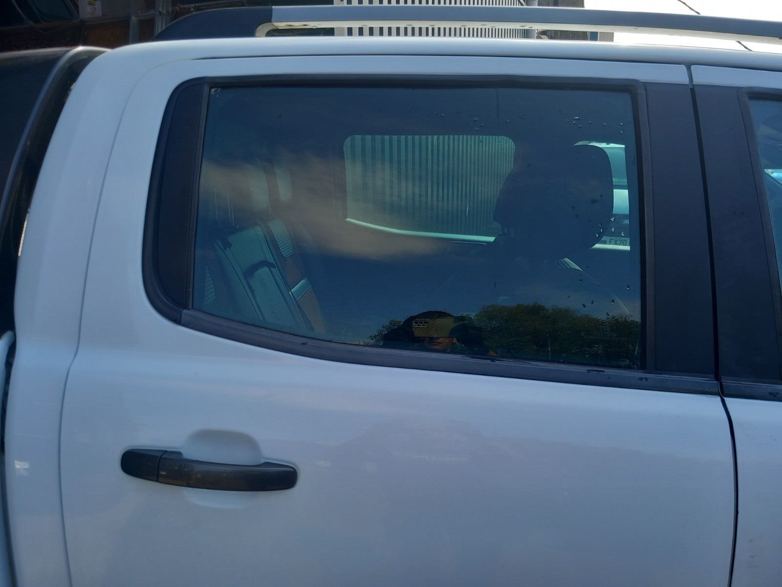 2017 Ford Ranger Wildtrak Rear Right Bare Door Frozen White Warranty A401 - Image 2