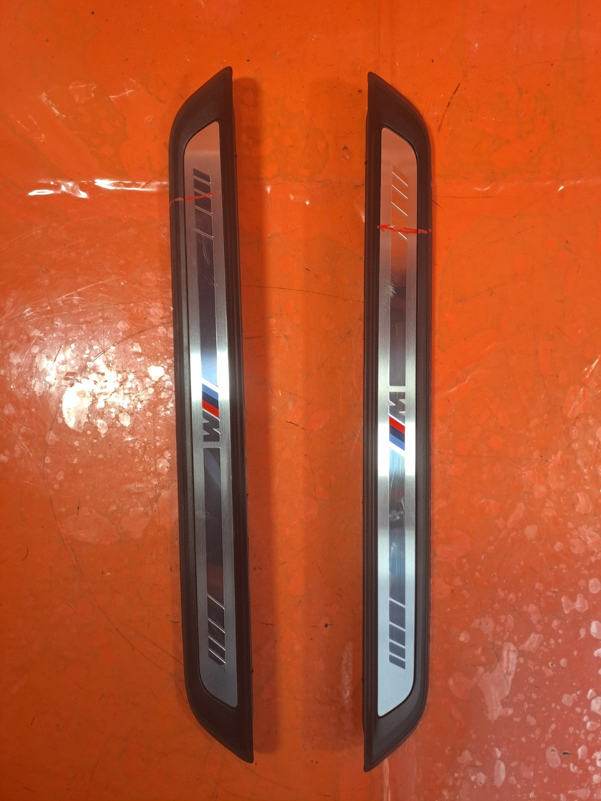 ✅2021 BMW 3 SERIES G20 M SPORT FRONT DOOR SILL COVER TRIMS PAIR 8079739 A357 - Image 4