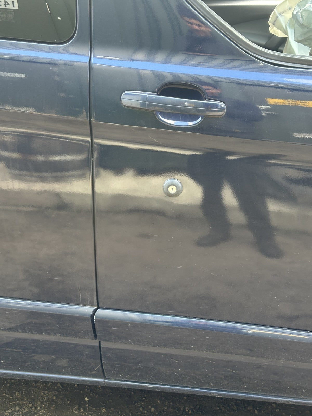 ✅2014 Ford Transit Custom 2.2D Front Right Door Bare W/O Mirror Blue A379 - Image 7