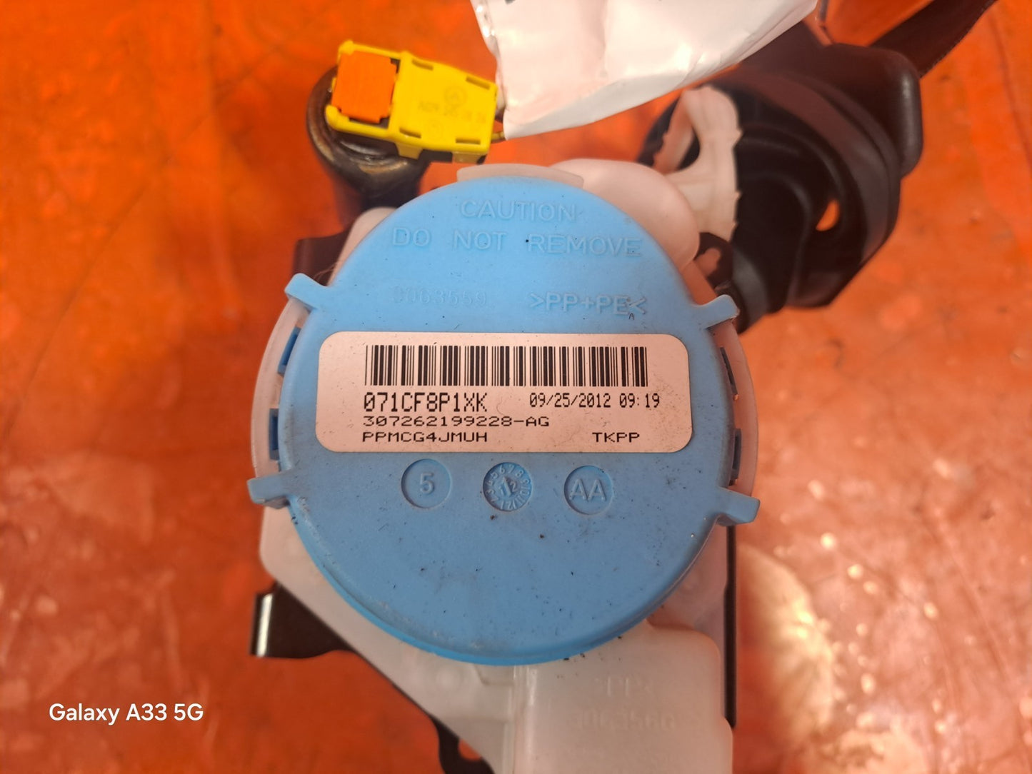 ✅2012 MERCEDES B CLASS W246 SEAT BELT REAR RIGHT A2468602885 + WARRANTY A299 - Image 7