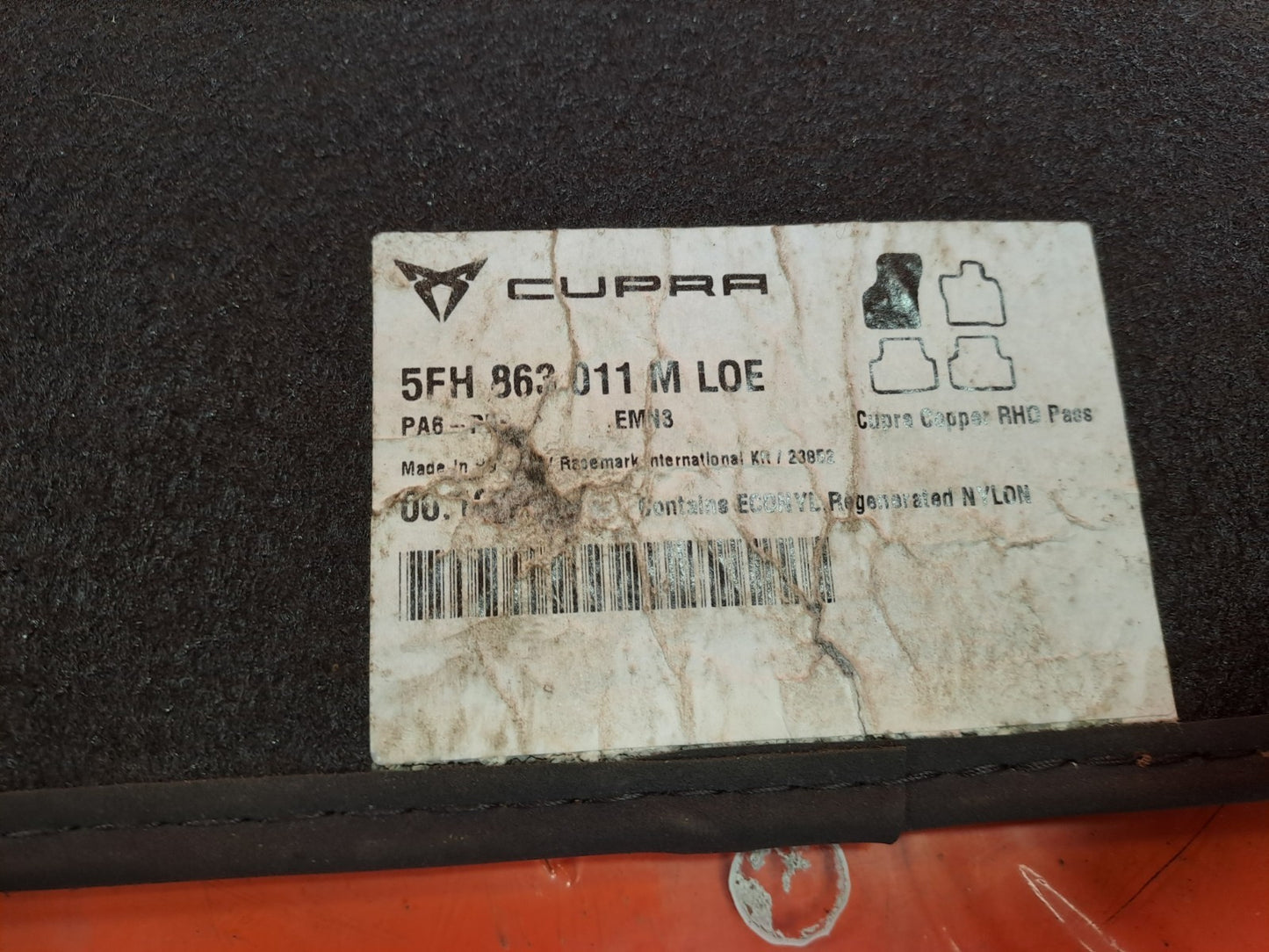 ✅2023 Cupra Formentor Floor Mats Set of 4 5FH863011M + Warranty A173 - Image 11
