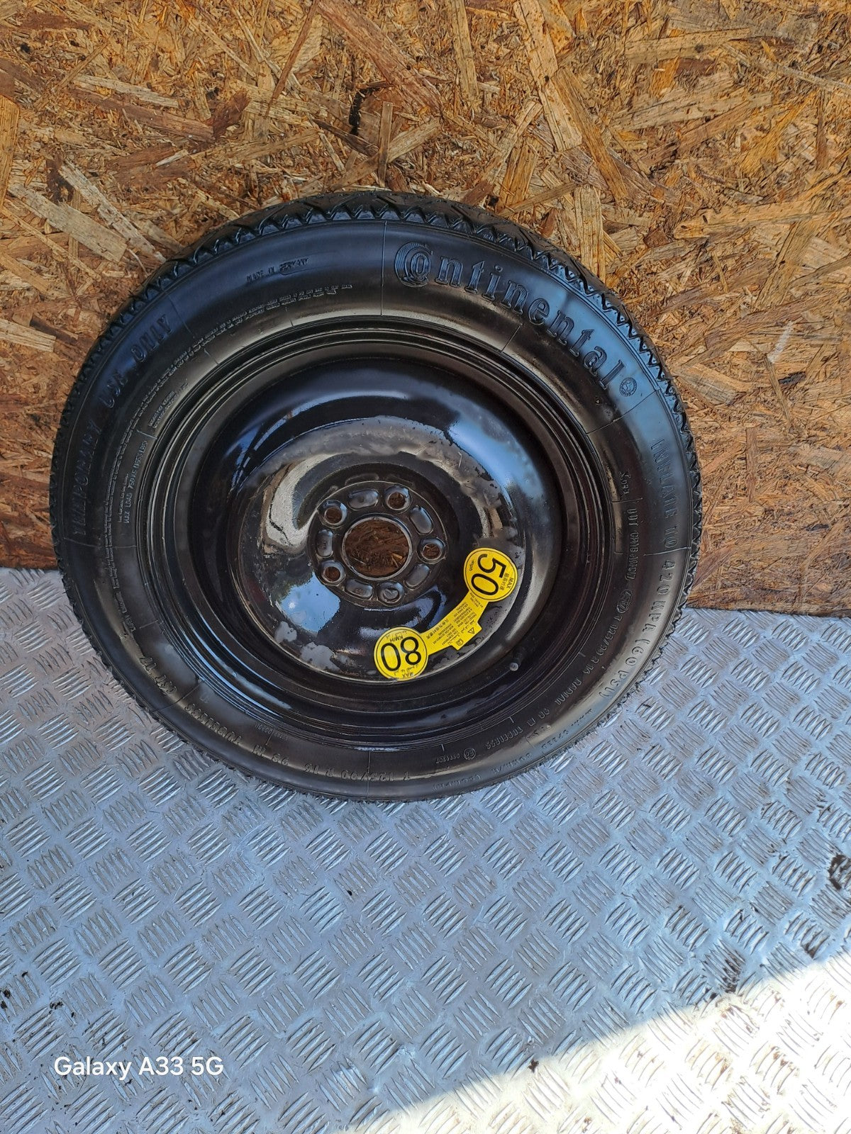 ✅FORD MONDEO MK4 SPACE SAVER SPARE WHEEL T125/90 R16 + WARRANTY xAA - Image 1