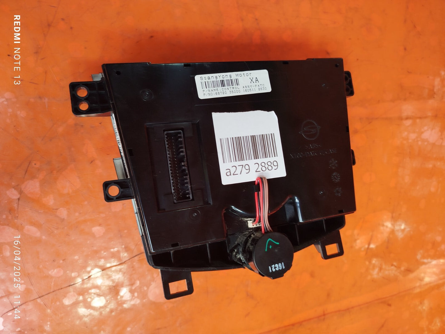 ✅Ssangyong Tivoli Ex 2016 1.6 Diesel CLIMATE CONTROL PANEL 68720-35000 Warranty - Image 7