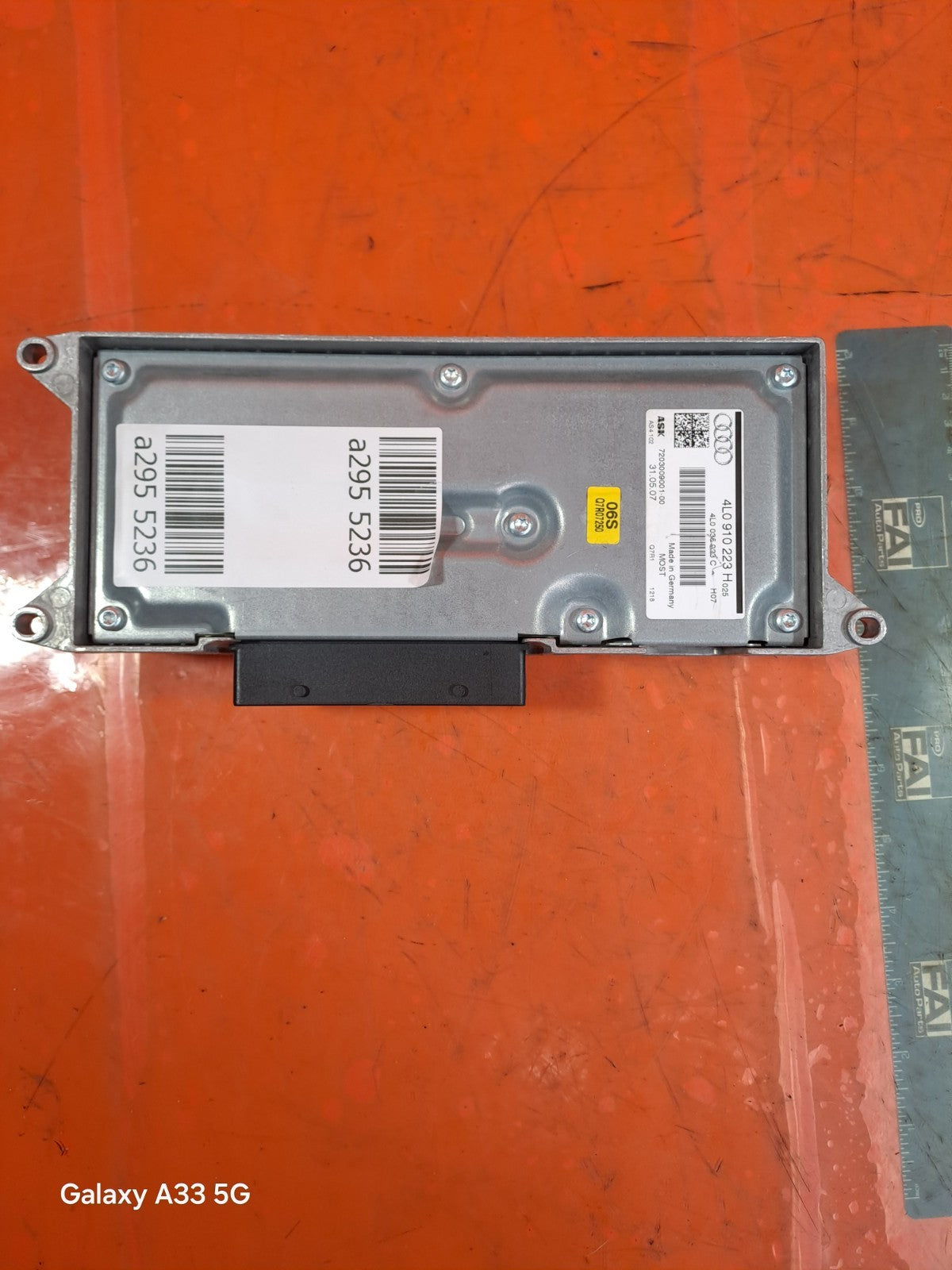 ✅2007 AUDI Q7 4L 3.0D AMPLIFIER 4L0910223H + WARRANTY A295 - Image 7