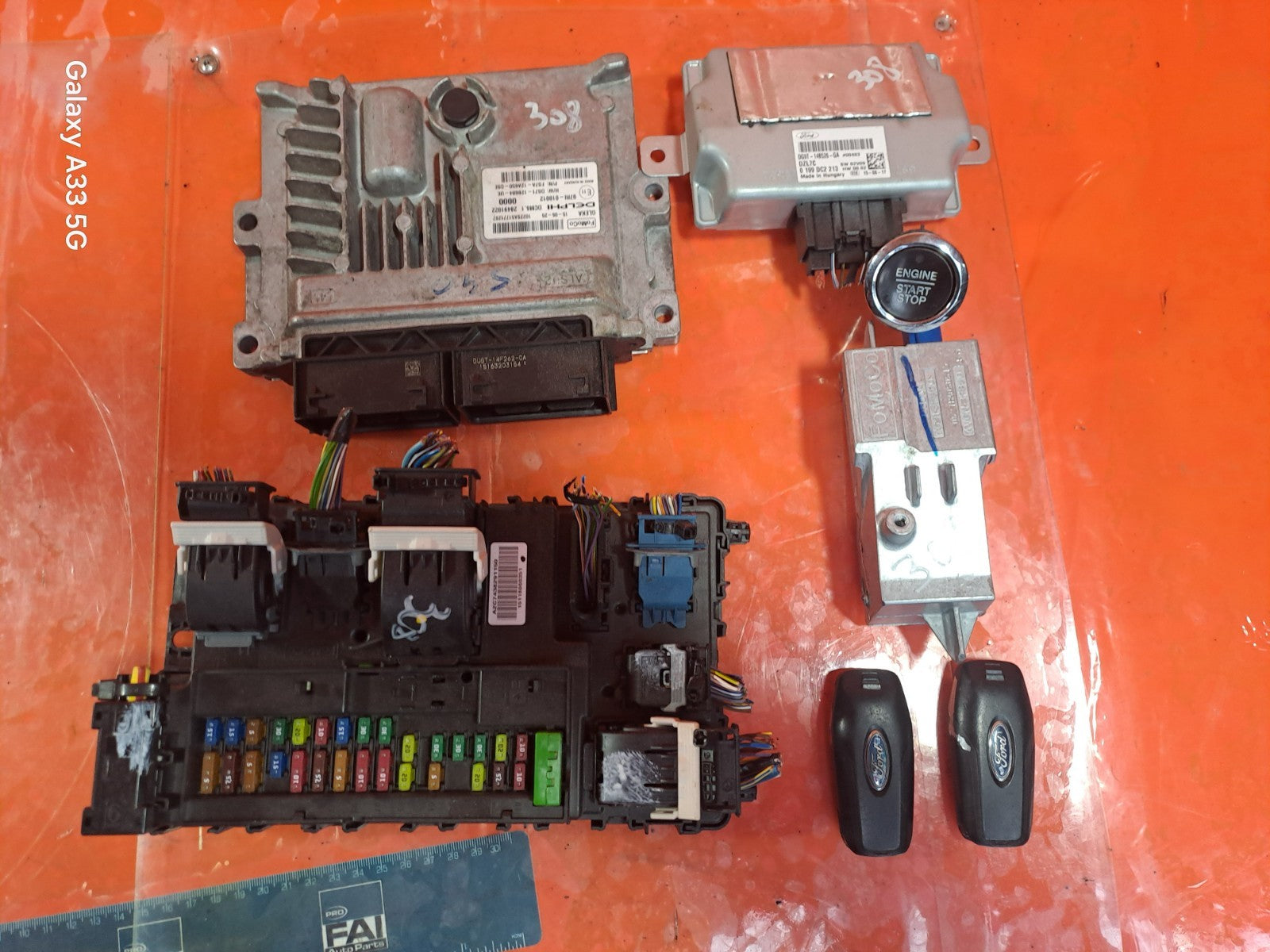 ✅FORD MONDEO TITANIUM 2.0 DIESEL 2015 AUTO ECU KIT DS7112B684UE FU5T15604CAK - Image 3