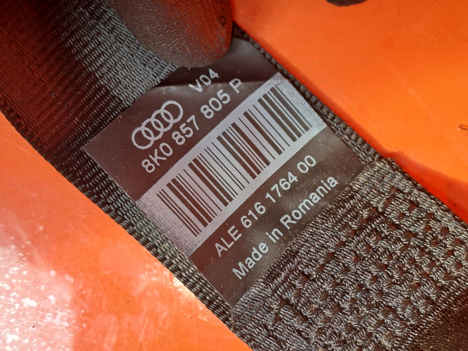 ✅Audi A5 S Line 2010 2.0 Petrol REAR RIGHT&LEFT SEAT BELT 8K0857805P Warranty - Image 9