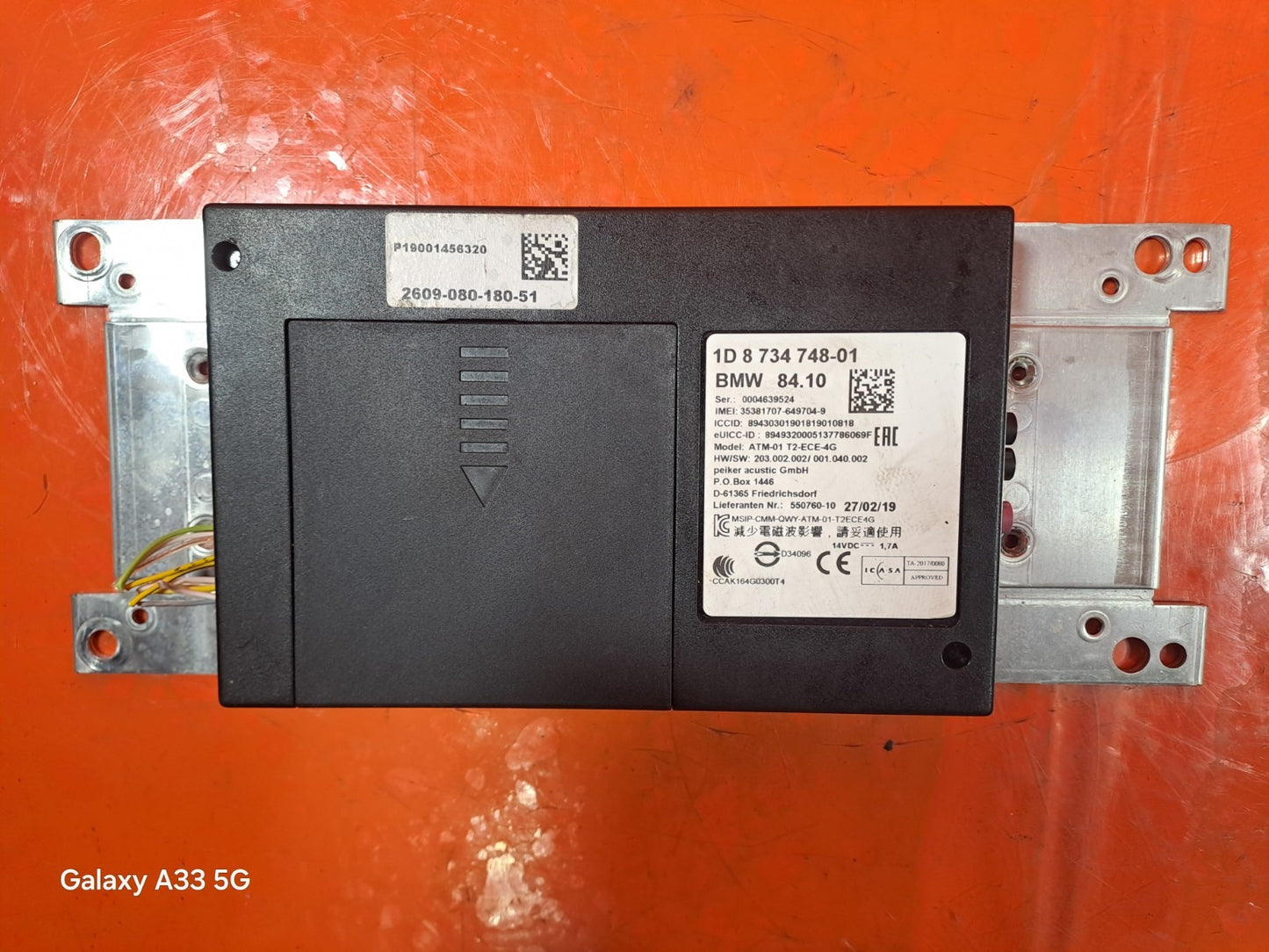 ✅BMW F23 218D 2.0 DIESEL 2019 TELEMATICS CONTROL MODULE ECU 8734748 Warranty - Image 1
