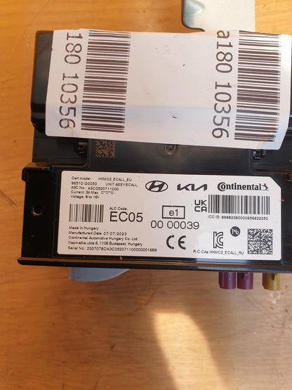 ✅2023 HYUNDAI I20 MK3 EMERGENCY CALL CONTROL MODULE ECU UNIT 96510-Q0050 A180 - Image 9