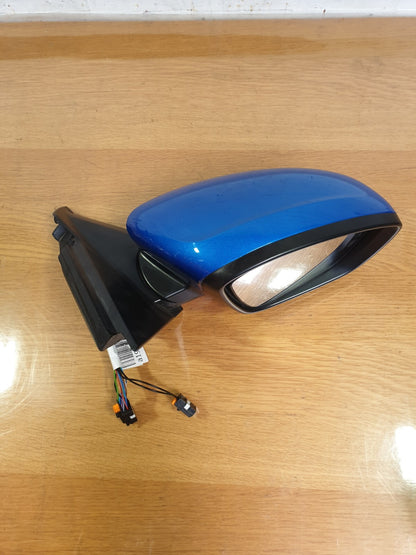 ✅2020 PEUGEOT 208 ALLURE EV FRONT RIGHT WING MIRROR BLUE + WARRANTY A197 - Image 4