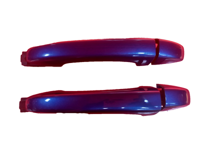 Renault Captur 1.6 Petrol 2023 Front Door Exterior Handles Pair Blue/Grey A392 - Image 1