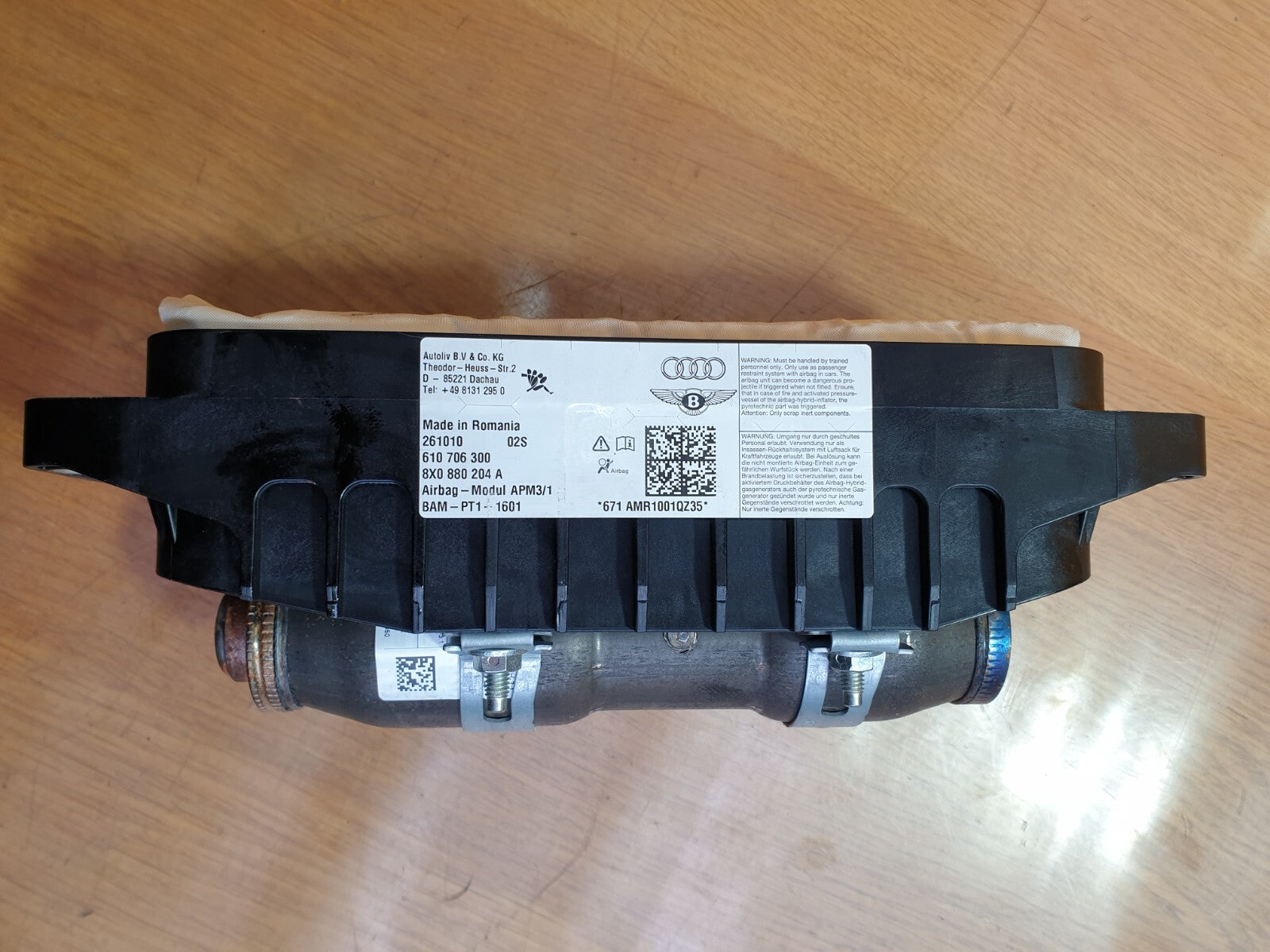 ✅Audi A1 8X Sport 2011 Left Passenger Dashboard Airbag 8X0880204A +Warranty A139 - Image 8