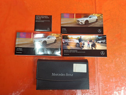 ✅MERCEDES A180D W177 1.5 DIESEL 2019 OWNERS MANUAL HANDBOOK & WALLET Warranty - Image 1