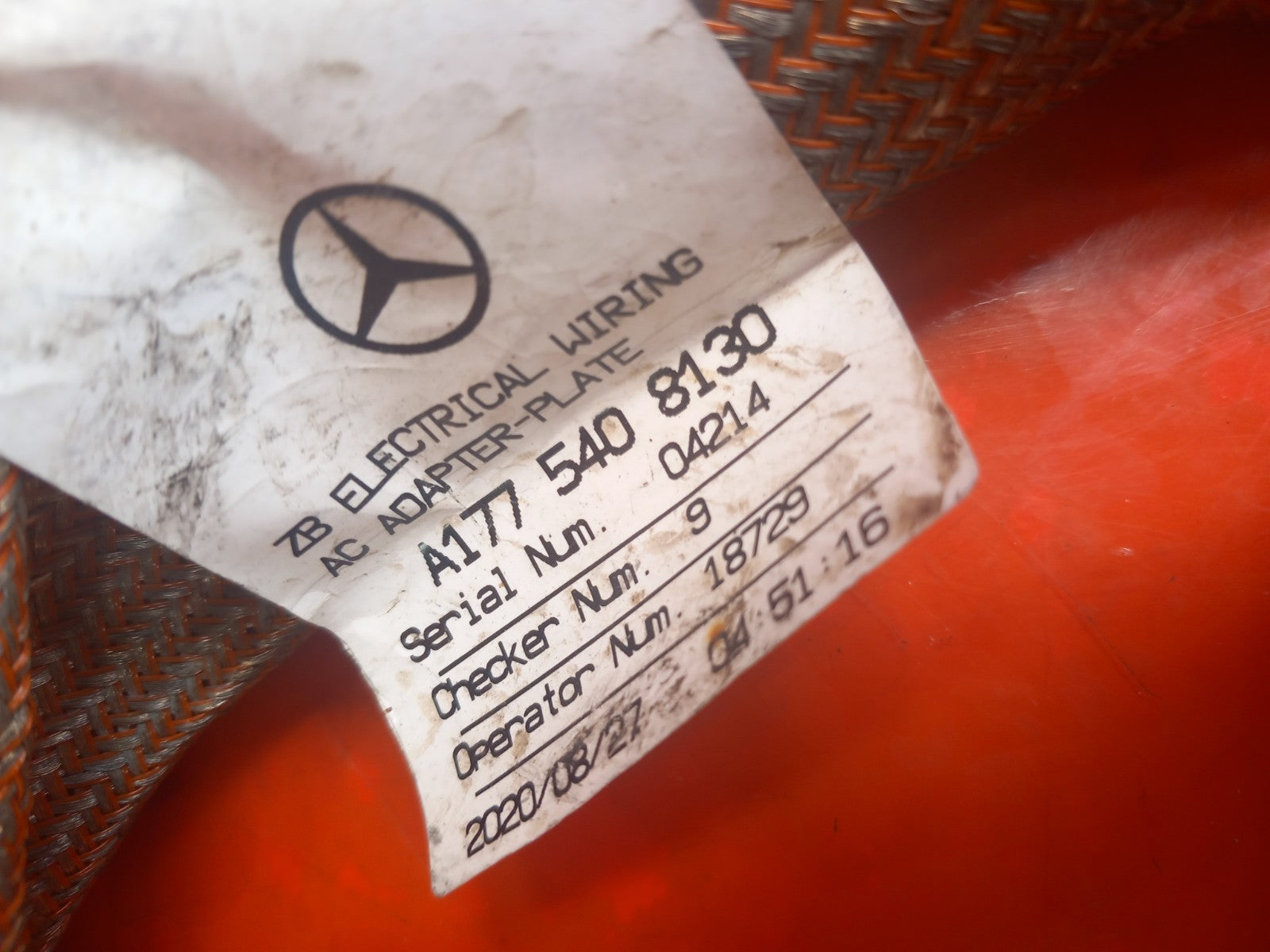 Mercedes A Class W177 High Voltage Cable A1775456600 Warranty xAA - Image 7