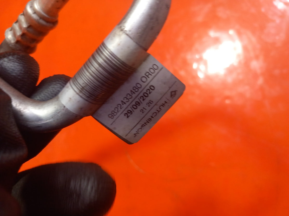 2020 Vauxhall Combo MK4 Air Con Pipe 9822433480 Warranty A414 - Image 9