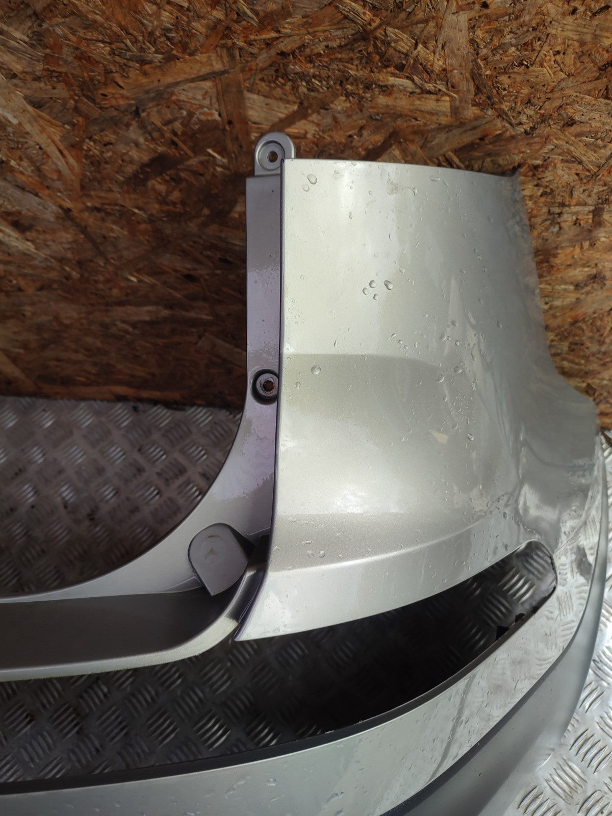 ✅2014 KIA SPORTAGE MK3 REAR BUMPER SILVER + WARRANTY A287 - Image 4