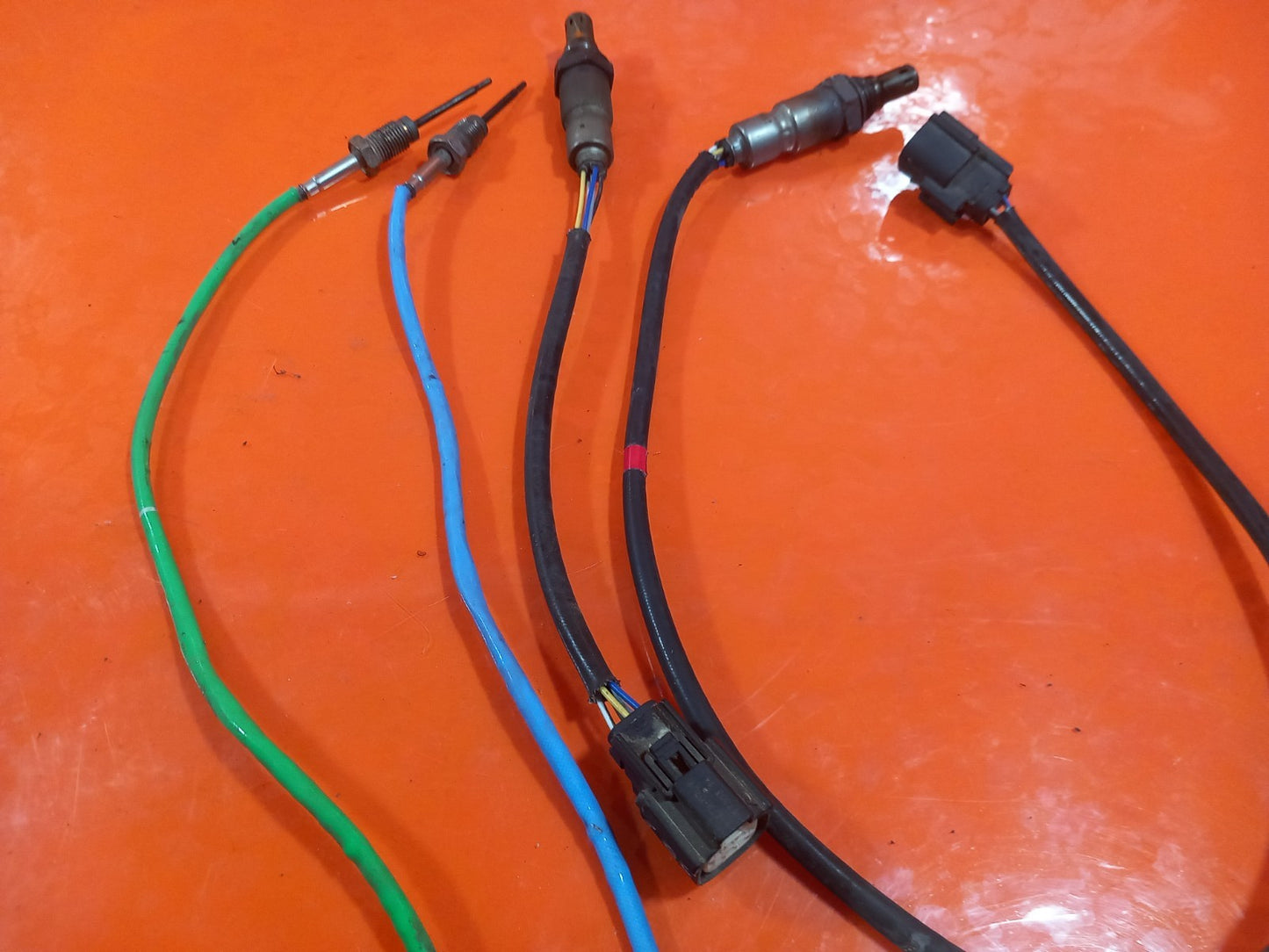 2017 Ford Transit Connect Exhaust Temperature Oxygen Sensor Set 6M51-12B591 A369 - Image 3