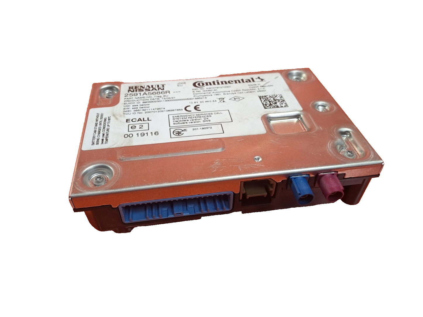 ✅2021 Renault Captur MK2 Iconic Bluetooth Module 2591A5686R + Warranty A385 - Image 1