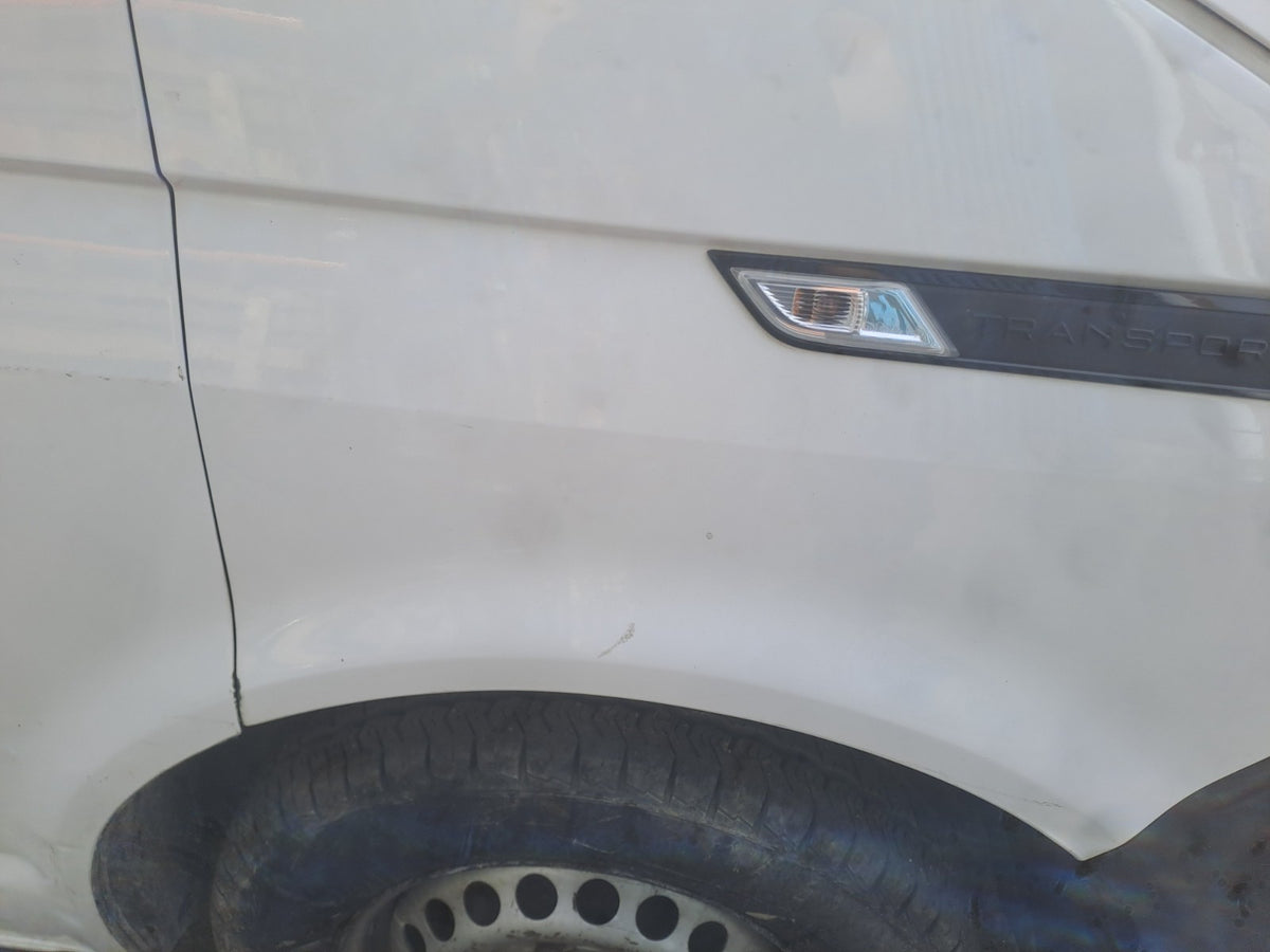 2021 VW Transporter T30 Front Right Wing Fender Panel White B9A Warranty A412 - Image 3