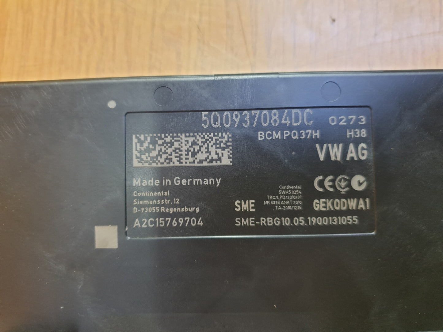 ✅AUDI A1 SPORTBACK 1.0 PETROL 2019 BCM BODY CONTROL MODULE ECU 5Q0937084DC A130 - Image 7