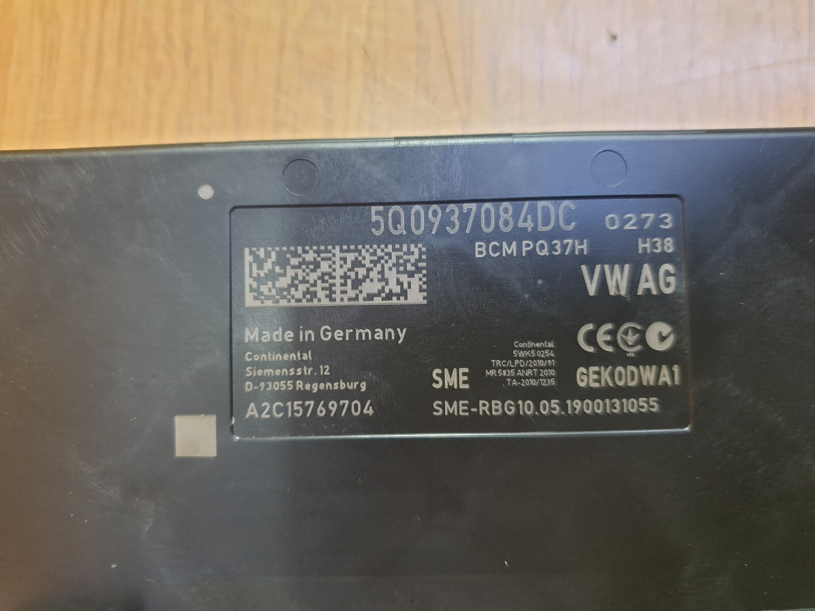 ✅AUDI A1 SPORTBACK 1.0 PETROL 2019 BCM BODY CONTROL MODULE ECU 5Q0937084DC A130 - Image 7