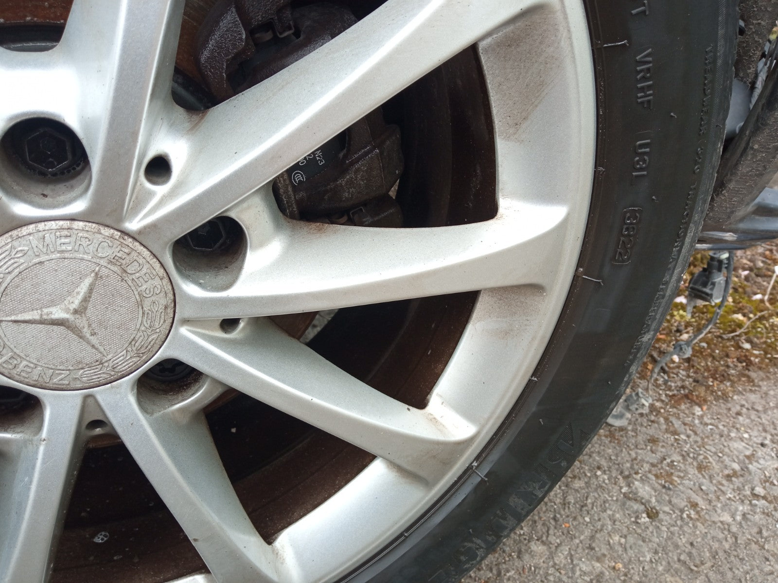 ✅Mercedes A Class W177 Sport Alloy Wheel With Tyre 205/55 R17 + Warranty A382 - Image 5