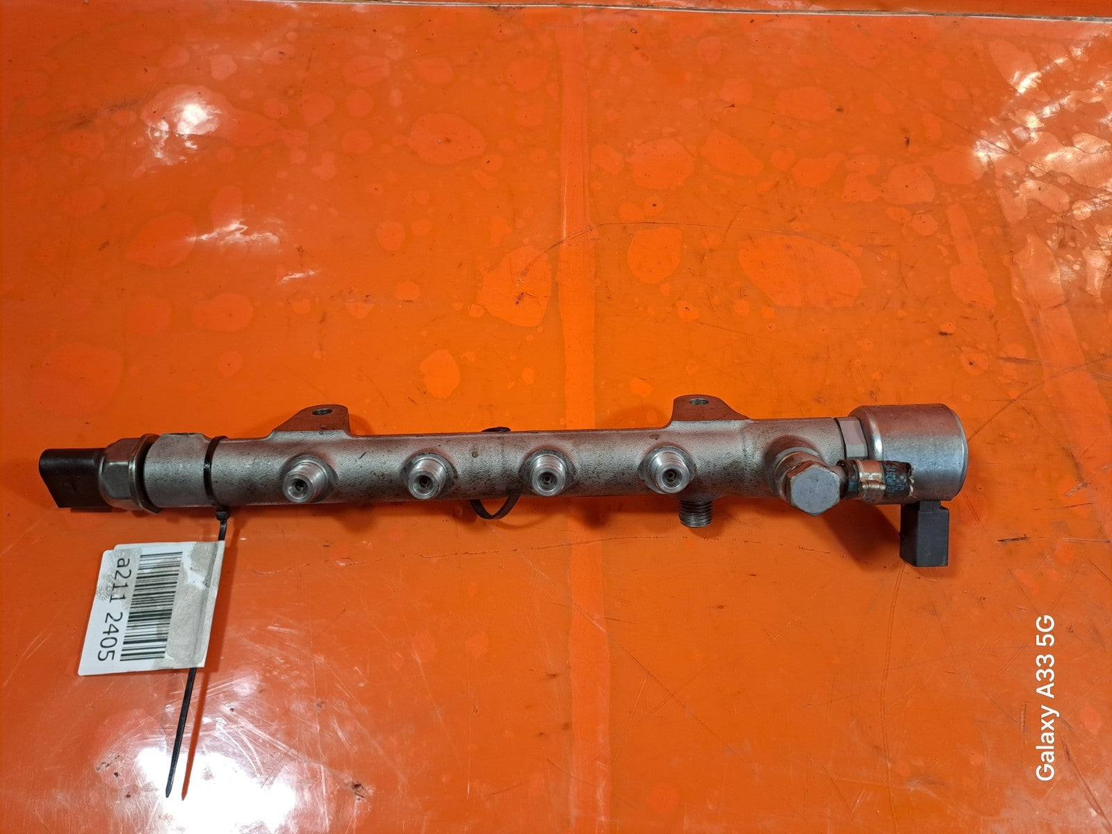 ✅2012 MERCEDES B CLASS W246 1.8D FUEL INJECTOR RAIL A6510700495 + WARRANTY A211 - Image 1
