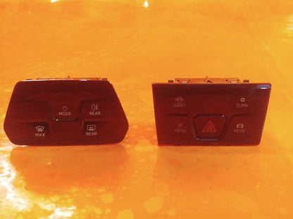 ✅VW GOLF R-LINE MK8 2020 HAZARD WARNING LIGHT SWITCH & HEADLIGHT SWITCH A346 - Image 4