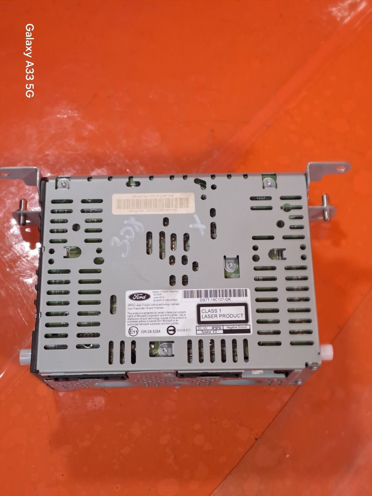 ✅FORD MONDEO TITANIUM 2.0 DIESEL 2015 STEREO RADIO HEAD UNIT DS7T-19C107-GK A308 - Image 3