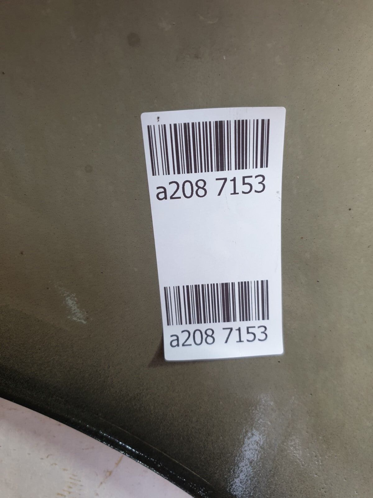 BMW 750Li E66 4.8 PETROL 2006 FRONT RIGHT WING PANEL BLACK Damaged A208 - Image 9