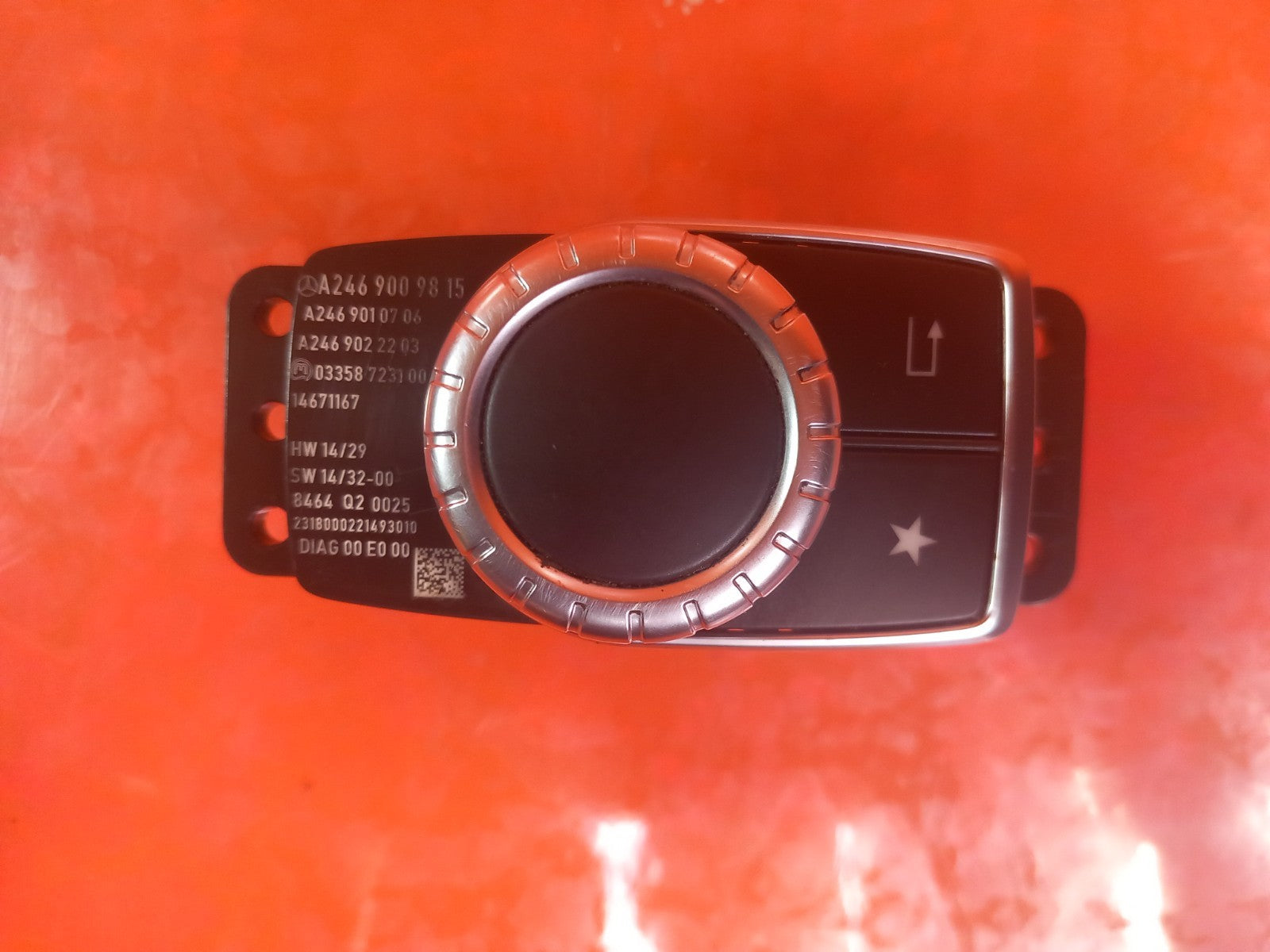 Mercedes A Class W176 Multimedia Control Switch A2469009815 Warranty xAA - Image 3