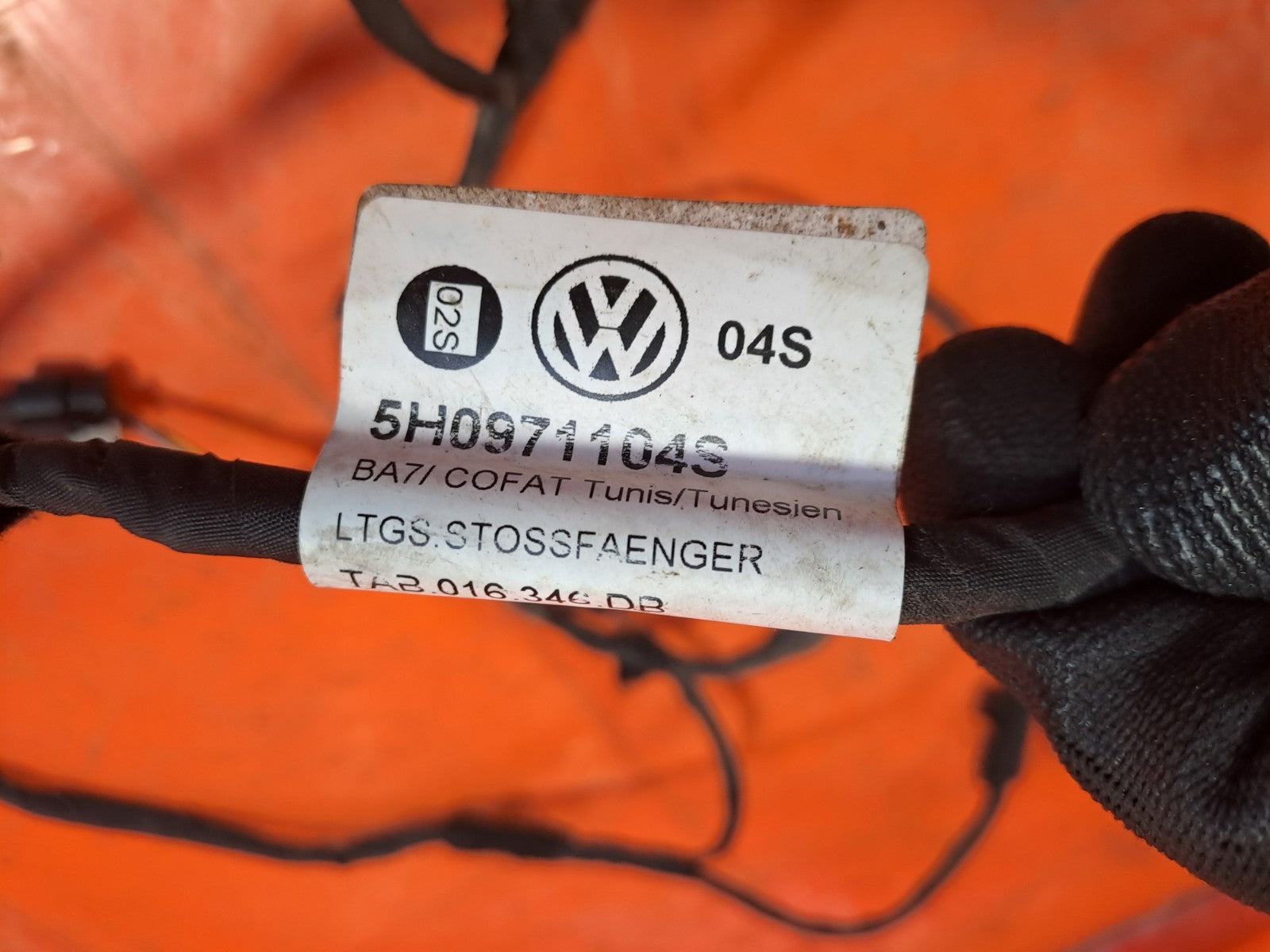 ✅VW Golf R-Line MK8 1.5 Petrol 2021 Rear Bumper Parking Aid Sensor Wiring Loom - Image 5