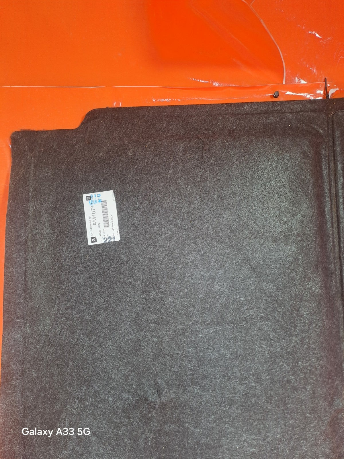 ✅2020 PEUGEOT 2008 MK2 BOOT FLOOR CARPET LINER 98307722ZD + WARRANTY A193 - Image 6