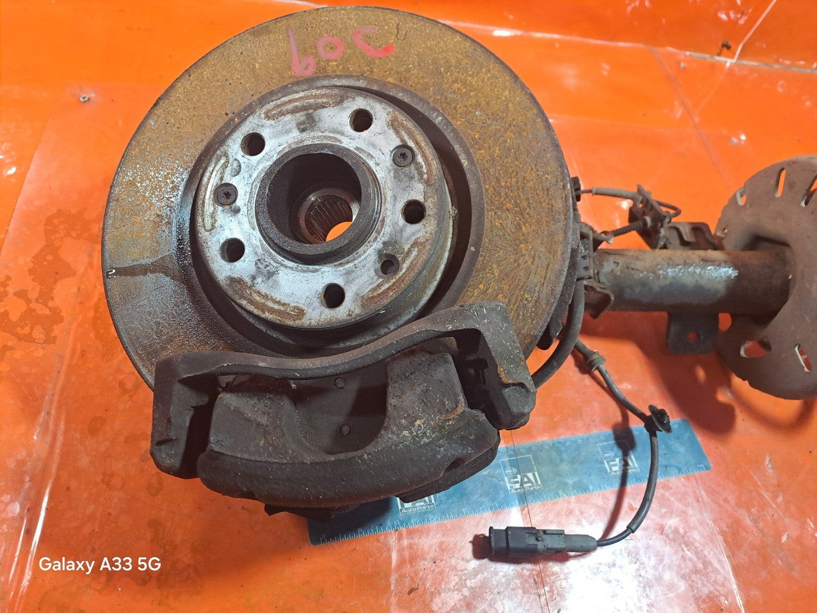 ✅2019 PEUGEOT 308 MK2 SUSPENSION LEG FRONT RIGHT 9807791380 + WARRANTY A309 - Image 4