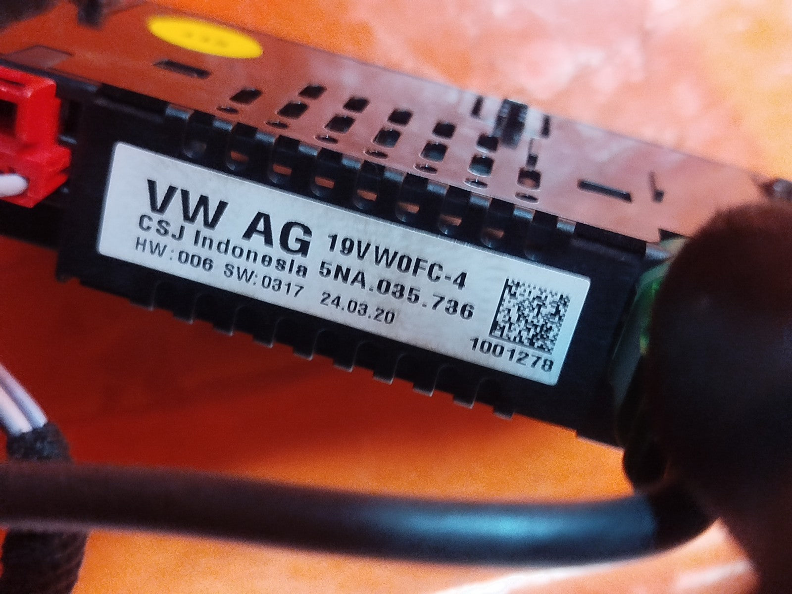✅VW GOLF R-LINE MK8 2.0 DIESEL 2020 DOUBLE USB PORT SOCKET 5NA035736 Warranty - Image 8