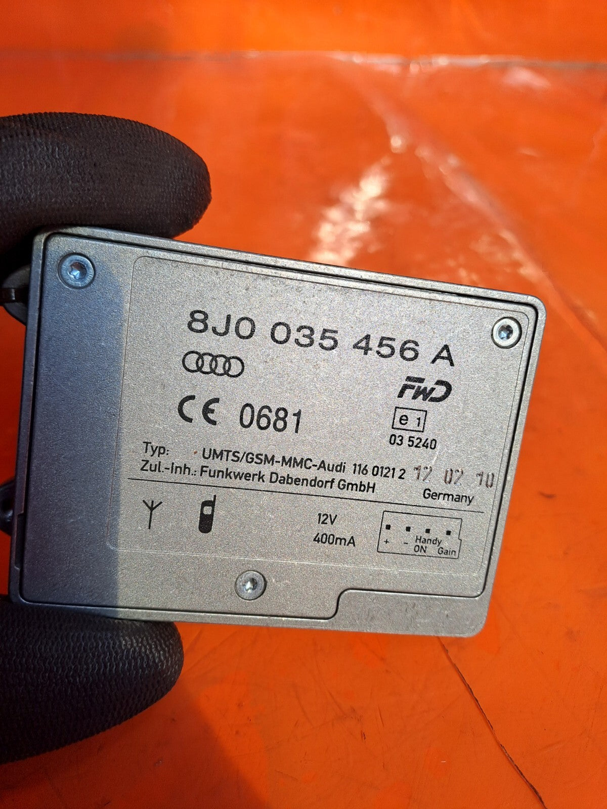 ✅Audi A5 S Line 2010 2.0 P ANTENNA AMPLIFIER MODULE 8J0035456A 8T0035225AA A223 - Image 5